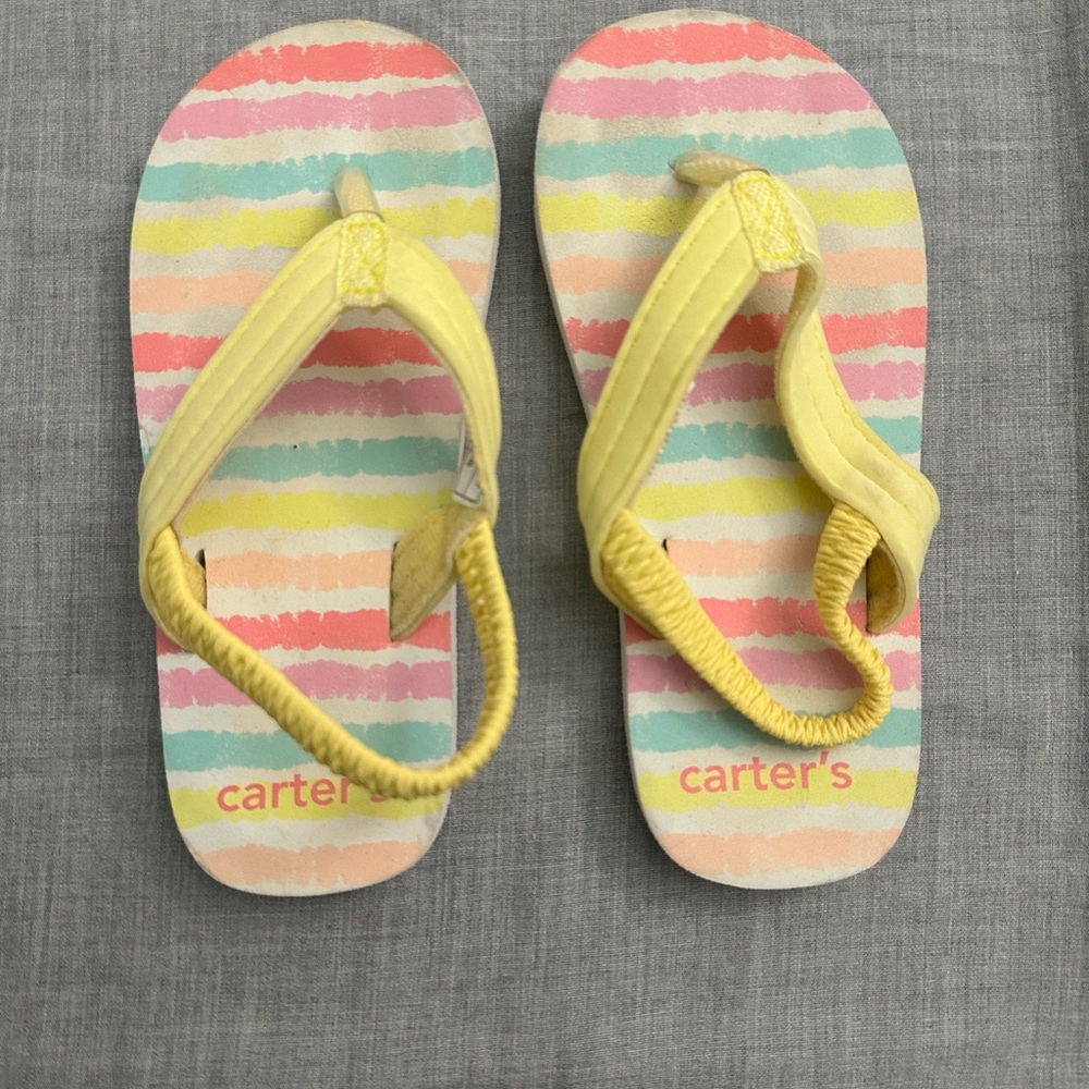 Carters Kids Rainbow slippers